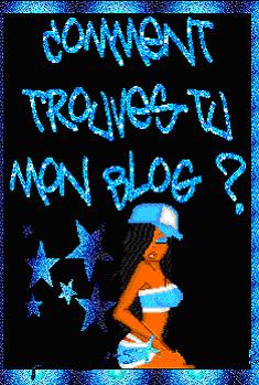 comment trouves tu mon blog